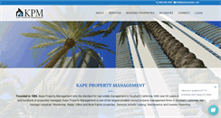 Desktop Screenshot of kapeproperties.com